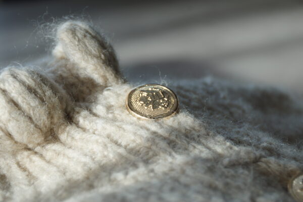 Gilet en laine taupe – Image 5