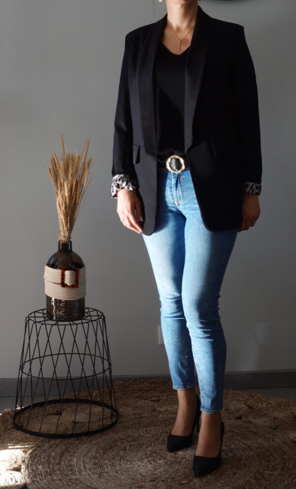 Veste blazer noire – Image 6