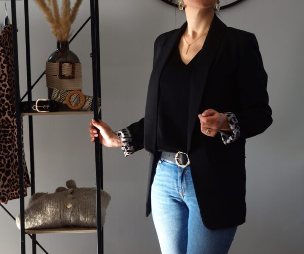 Veste blazer noire – Image 5
