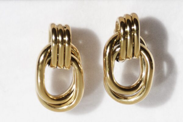 Boucles d'oreilles entrelacées "Aurora"