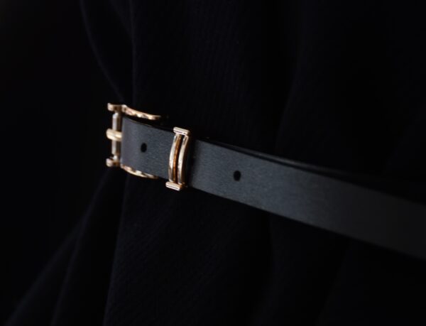 Cape poncho avec ceinture "Ebène" – Image 4